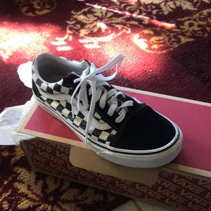 Checkered vans